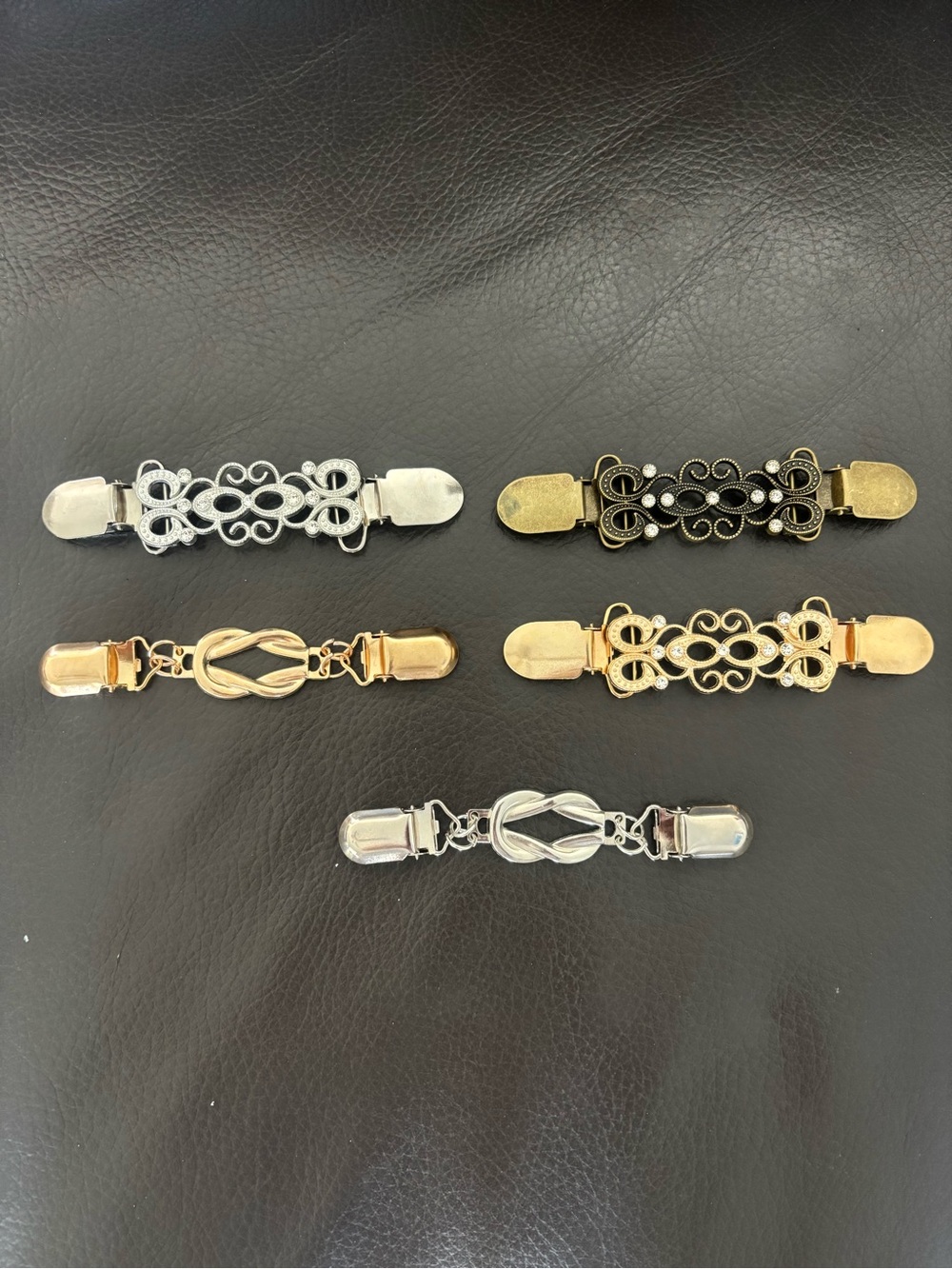 Vintage Style Decorative Sweater Clip Set of 5
